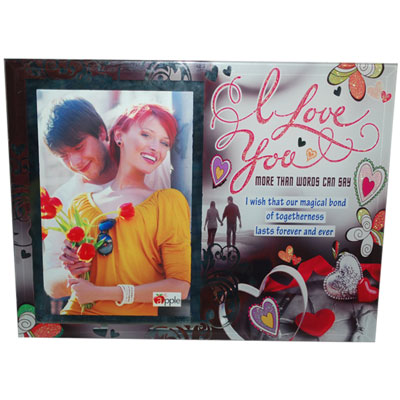"Love Message Stand with Photo Frame - 1260-code002 - Click here to View more details about this Product